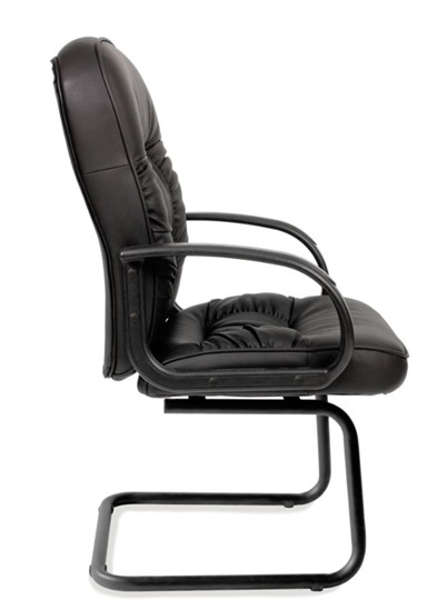 Кресло компьютерное CHAIRMAN 416V экокожа черная в Губкинском - изображение 5
