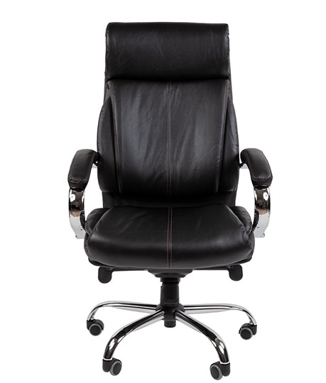 Кресло CHAIRMAN 423 Экокожа черная в Салехарде - изображение 1