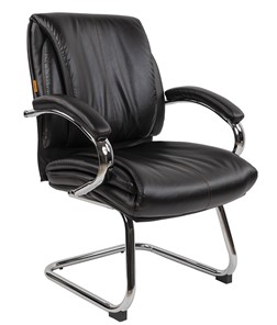 Кресло компьютерное CHAIRMAN 423V Экокожа черная в Надыме