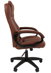 Кресло офисное CHAIRMAN 432, экокожа, цвет коричневый в Салехарде - предосмотр 4