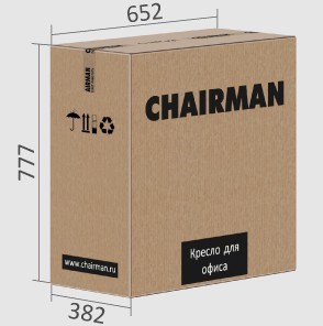 Кресло офисное CHAIRMAN 432, экокожа, цвет коричневый в Салехарде - предосмотр 7
