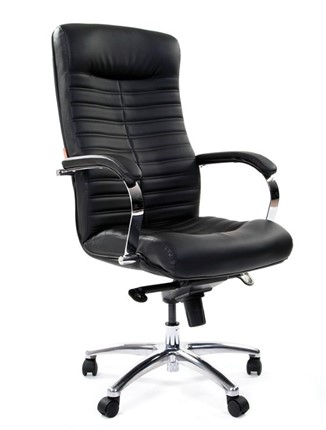 Компьютерное кресло CHAIRMAN 480 экожа черная в Ноябрьске - изображение
