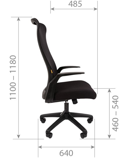 Кресло CHAIRMAN 573, черное в Салехарде - изображение 8