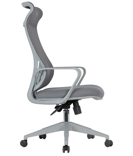 Компьютерное кресло CHAIRMAN 577, сетчатый акрил серый / полиэстер серый в Салехарде - изображение 1