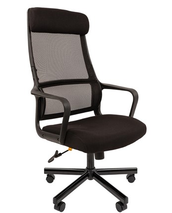 Кресло CHAIRMAN 590, черное в Салехарде - изображение