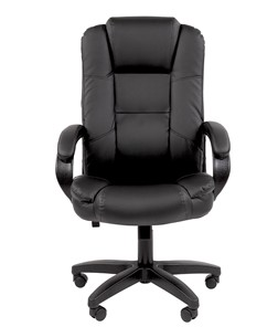 Кресло компьютерное CHAIRMAN 600 LT экокожа черная в Салехарде - предосмотр 1