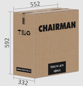 Кресло офисное CHAIRMAN 651 ЭКО черное в Лабытнанги - предосмотр 4