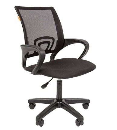 Кресло CHAIRMAN 696 black LT, черный в Салехарде - изображение