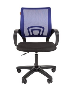 Офисное кресло CHAIRMAN 696 black LT, синий в Салехарде - предосмотр 1