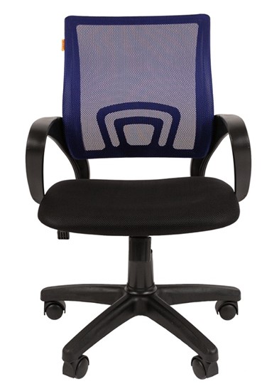 Кресло компьютерное CHAIRMAN 696 black Сетчатый акрил DW61 синий в Салехарде - изображение 1