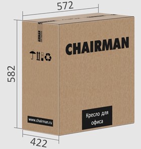 Кресло офисное CHAIRMAN 699V, цвет серый в Лабытнанги - предосмотр 3