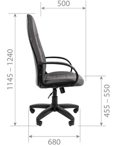 Кресло CHAIRMAN 727 ткань ст., цвет серый в Салехарде - предосмотр 4