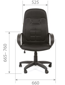 Компьютерное кресло CHAIRMAN 727 TW 11, цвет черный в Новом Уренгое - предосмотр 4