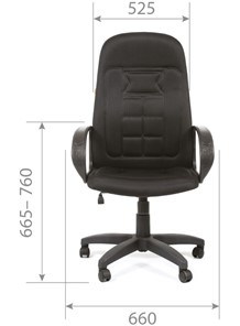Офисное кресло CHAIRMAN 727 TW 12, цвет серый в Салехарде - предосмотр 4