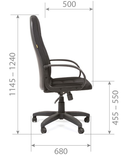 Офисное кресло CHAIRMAN 727 TW 12, цвет серый в Лабытнанги - изображение 5