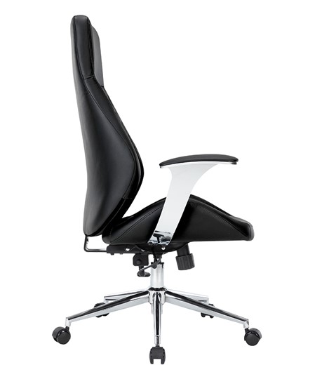 Кресло компьютерное CHAIRMAN 790, экокожа черная в Салехарде - изображение 2