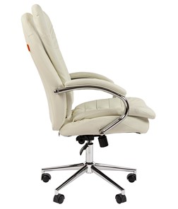Кресло офисное CHAIRMAN 795 экокожа, цвет белый в Салехарде - предосмотр 2