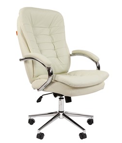 Кресло офисное CHAIRMAN 795 экокожа, цвет белый в Надыме