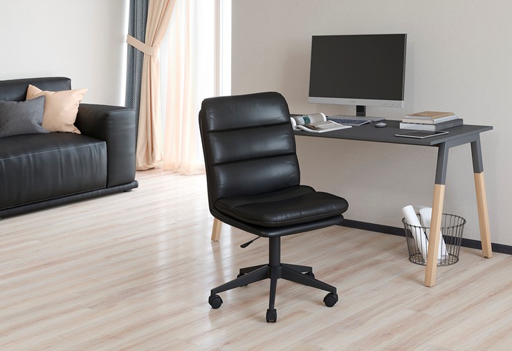 Офисное кресло CHAIRMAN 919 черное в Лабытнанги - изображение 4
