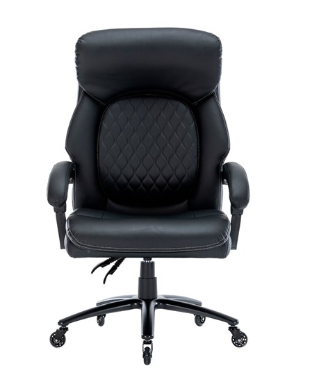 Офисное кресло CHAIRMAN CH412 эко кожа черная в Салехарде - изображение 1