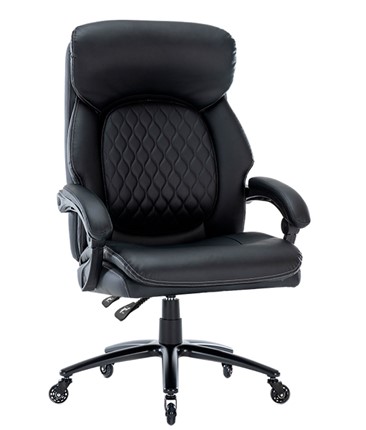 Офисное кресло CHAIRMAN CH412 эко кожа черная в Салехарде - изображение