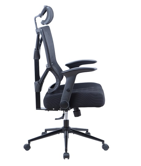 Кресло офисное CHAIRMAN CH566 сетчатый акрил черный / полиэстер черный в Салехарде - изображение 2