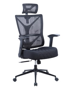 Кресло офисное CHAIRMAN CH566 сетчатый акрил черный / полиэстер черный в Губкинском