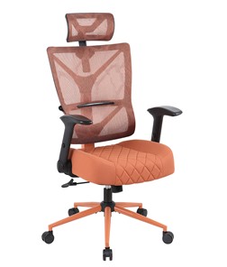 Офисное кресло CHAIRMAN CH566 сетчатый акрил оранжевый / полиэстер оранжевый в Новом Уренгое