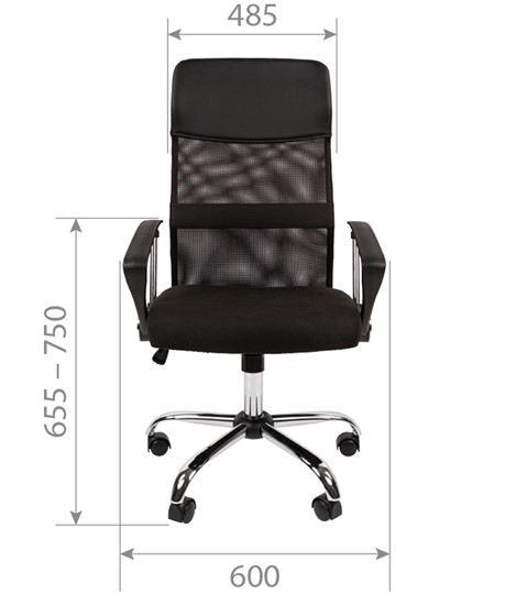 Кресло офисное CHAIRMAN CH610 N, черный в Тарко-Сале - изображение 1