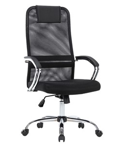 Компьютерное кресло CHAIRMAN CH612 Сетчатый акрил / Ткань стандарт / Экокожа, черный в Салехарде