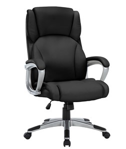 Офисное кресло CHAIRMAN CH665 эко кожа черная в Салехарде - предосмотр