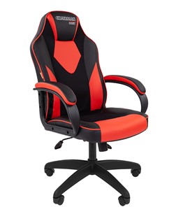 Офисное кресло CHAIRMAN GAME 17, цвет черный / красный в Новом Уренгое