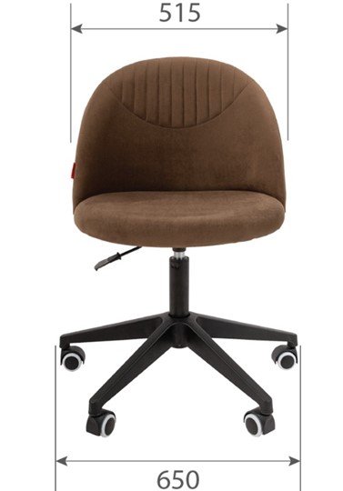 Офисное кресло CHAIRMAN HOME 119, коричневое в Салехарде - изображение 3