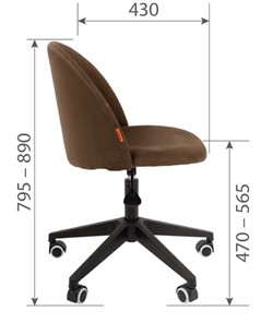 Офисное кресло CHAIRMAN HOME 119, коричневое в Салехарде - предосмотр 4