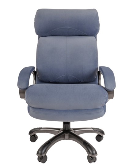 Кресло CHAIRMAN HOME 505, велюр голубое в Губкинском - изображение 3