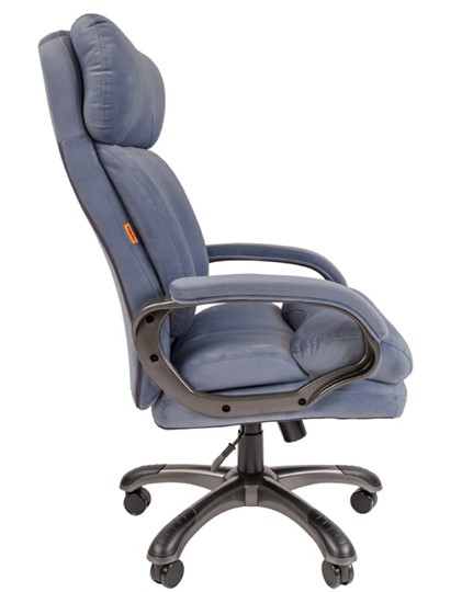 Кресло CHAIRMAN HOME 505, велюр голубое в Надыме - изображение 4