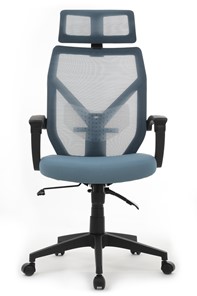 Компьютерное кресло Design OLIVER W-203 AC, Синий в Лабытнанги - предосмотр 4