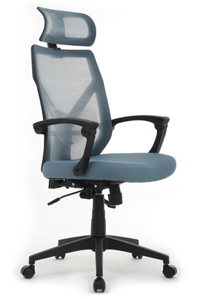 Компьютерное кресло Design OLIVER W-203 AC, Синий в Губкинском - изображение