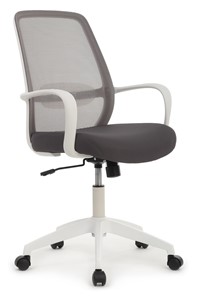 Кресло офисное Design W-207, Белый пластик/серая сетка в Ноябрьске