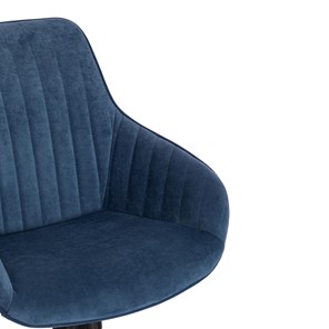 Кресло компьютерное DUBLIN велюр Clermon, св-синий, 145 арт.19349 в Салехарде - предосмотр 8