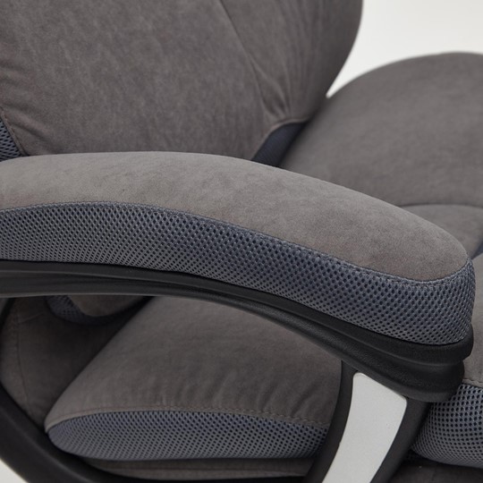 Кресло офисное DUKE флок/ткань, серый/серый, 29/TW-12 арт.14039 в Новом Уренгое - изображение 12