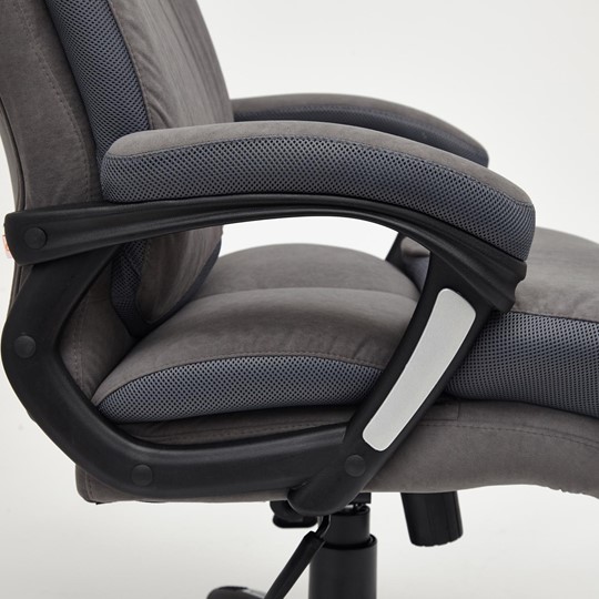 Кресло офисное DUKE флок/ткань, серый/серый, 29/TW-12 арт.14039 в Надыме - изображение 22