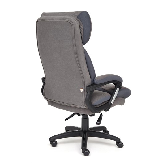 Кресло офисное DUKE флок/ткань, серый/серый, 29/TW-12 арт.14039 в Салехарде - изображение 3