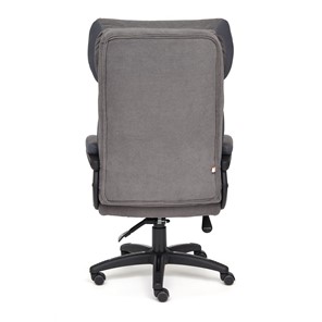 Кресло офисное DUKE флок/ткань, серый/серый, 29/TW-12 арт.14039 в Салехарде - предосмотр 4