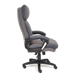 Кресло офисное DUKE флок/ткань, серый/серый, 29/TW-12 арт.14039 в Лабытнанги - предосмотр 5