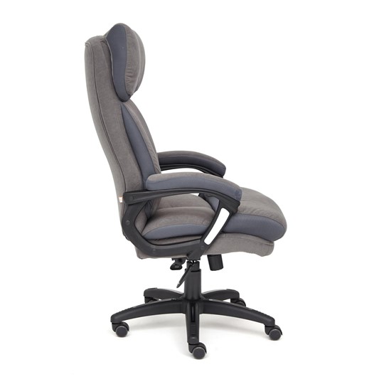 Кресло офисное DUKE флок/ткань, серый/серый, 29/TW-12 арт.14039 в Надыме - изображение 5