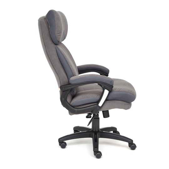 Кресло офисное DUKE флок/ткань, серый/серый, 29/TW-12 арт.14039 в Лабытнанги - изображение 6