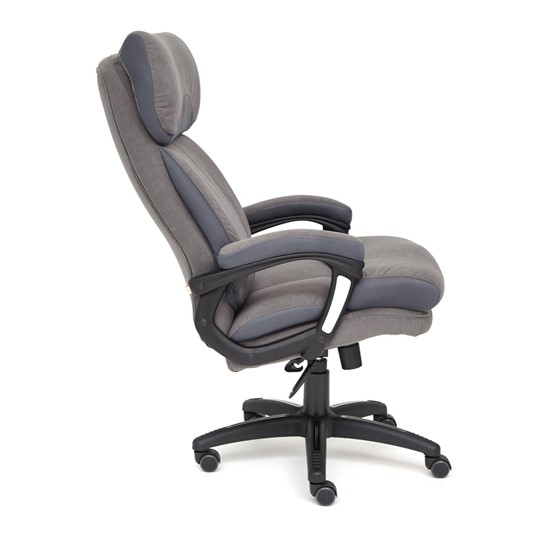 Кресло офисное DUKE флок/ткань, серый/серый, 29/TW-12 арт.14039 в Лабытнанги - изображение 8