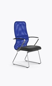 Офисное кресло Метта Ergolife Sit 8 B2-9K - X1+Extra (Синий-Черный) в Новом Уренгое