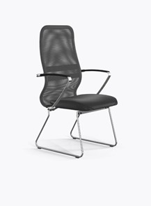Офисное кресло Ergolife Sit 8 B2-9K - X1+Extra (Св.серый-Черный) в Губкинском